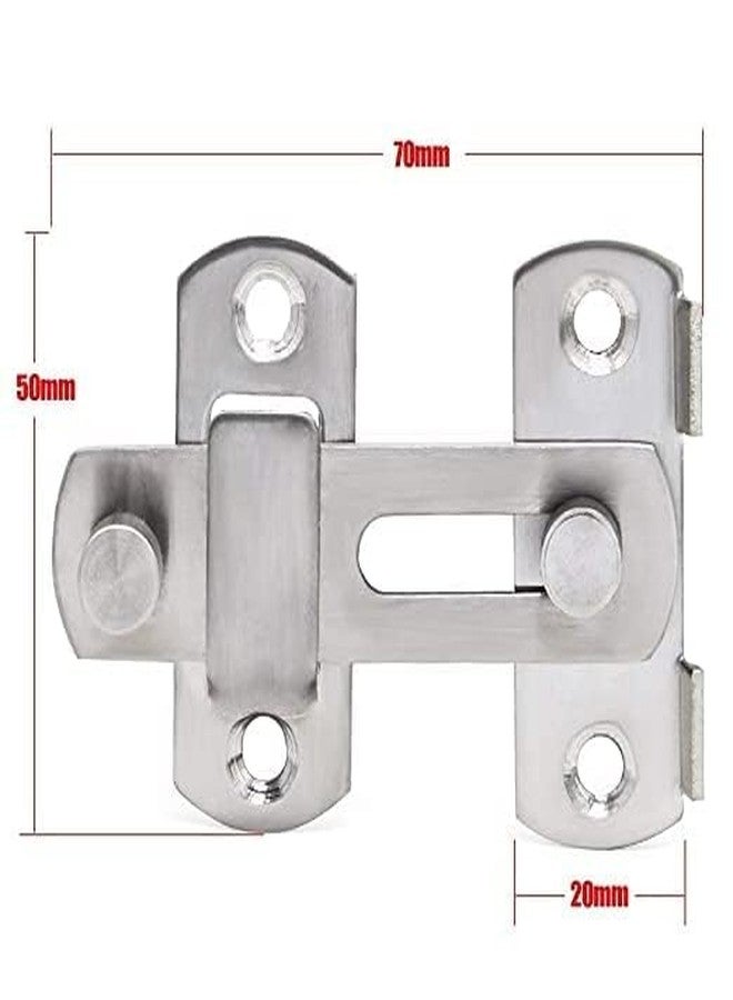 MATSON Door Lock Hardware, Stainless Steel Gate Latches Bar Flip Latch Safety Door Bolt Lock, Sliding Door Barn Latch Lock Suitable for Garden, Bathroom, Outdoor, Garage, Window, Coop. (2) - Image 3